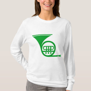 French Horn - Grass Green T-Shirt