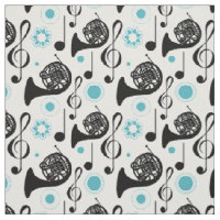 French Horn Instrument Music Notes Band Orchestra