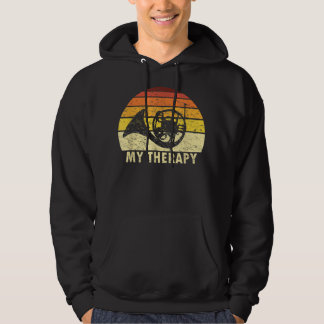 French Horn Is My Therapy French Horn Player Horni Hoodie