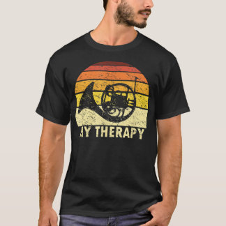 French Horn Is My Therapy French Horn Player Horni T-Shirt
