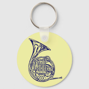 French Horn Key Ring