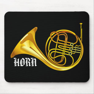 French Horn Mousepad
