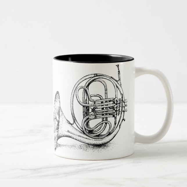 French Horn Mug (Right)