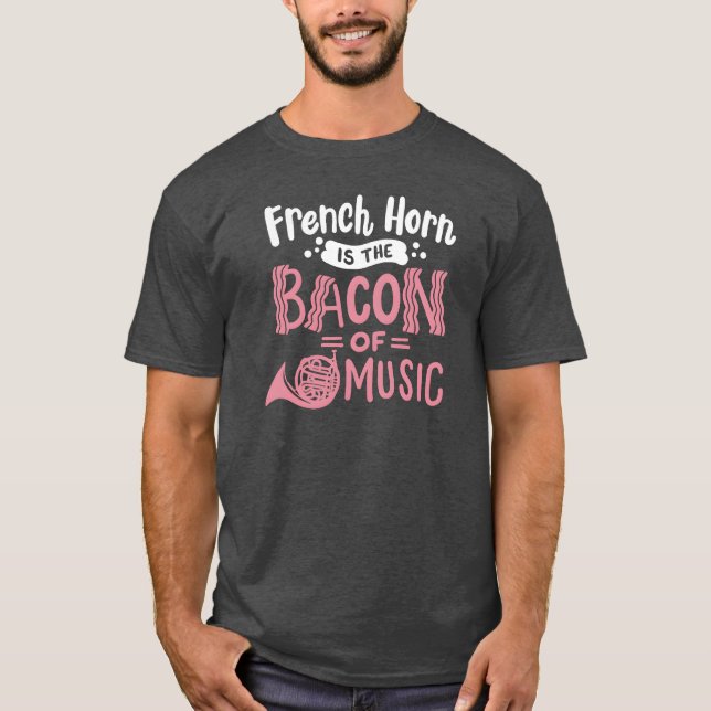 French horn music gift T-Shirt (Front)