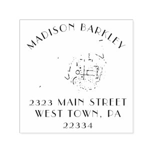 French Horn Music Teacher Self-inking Stamp