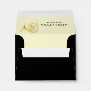 French Horn Musician Band Teacher Envelope