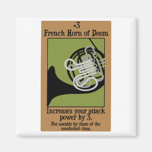 French Horn of Doom Magnet