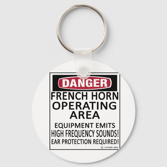 French Horn Operating Area Key Ring (Front)