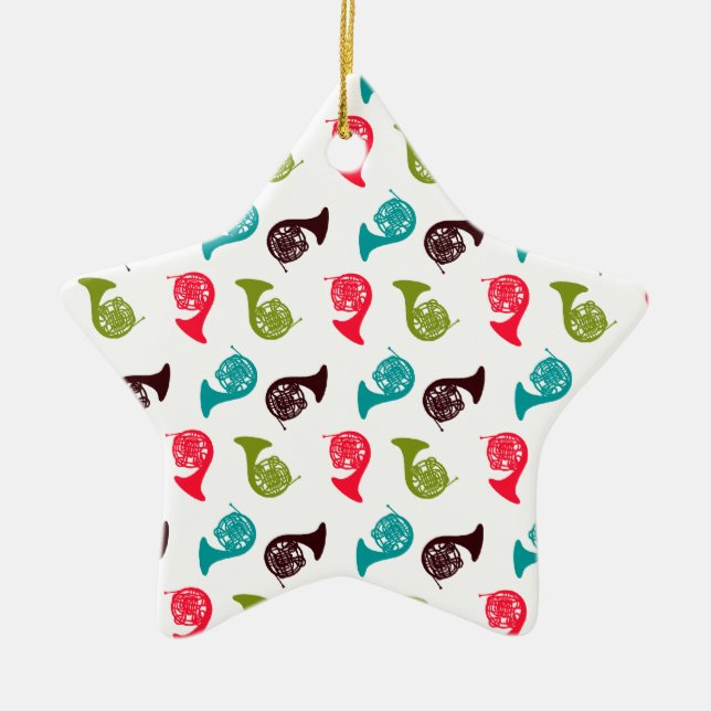 French Horn Ornament (Front)