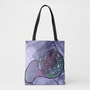 French Horn Painting Artwork Band Class Tote Bag