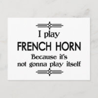 French Horn - Play Itself Funny Deco Music