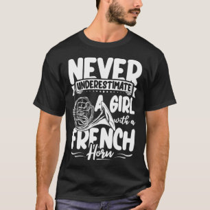 French Horn Player Apparel Instrument Brass Music T-Shirt