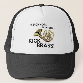 French Horn Players Kick Brass Trucker Hat