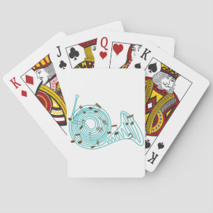 French Horn Playing Cards