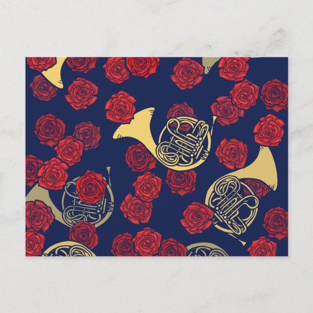 French Horn Postcard (Front)