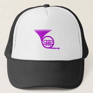 French Horn - Purple Trucker Hat