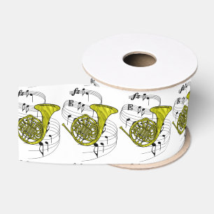 French Horn Ribbon Grosgrain Ribbon