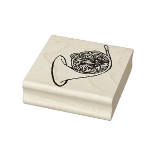 French Horn                                        Rubber Stamp
