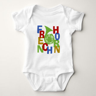 French Horn Scramble Baby Bodysuit