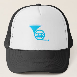 French Horn - Sky Blue Trucker Hat