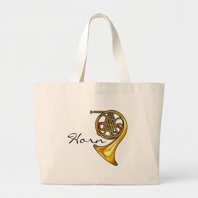 French Horn Tote Bag (Front)