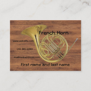 French Horn XL Business Card