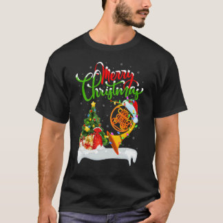 French Horn Xmas Decorations French Horn Christm T-Shirt