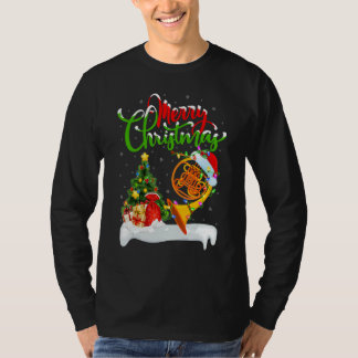 French Horn Xmas Decorations French Horn Christm T-Shirt