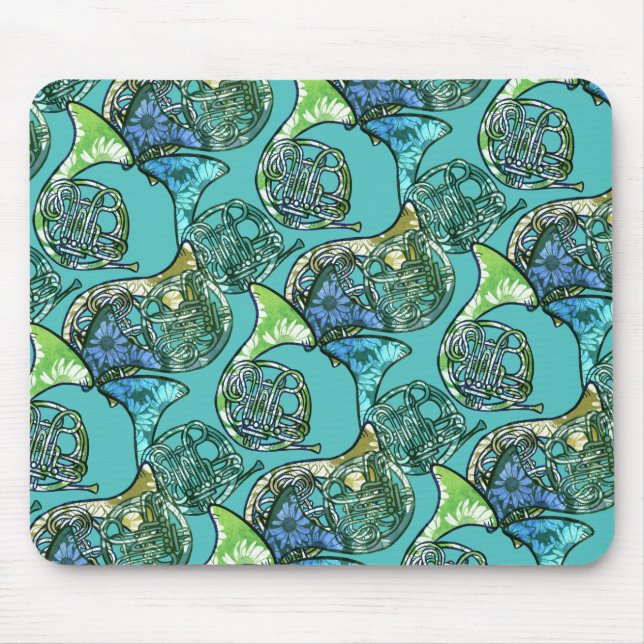 French Horns Daisy Band Class Teacher              Mouse Pad (Front)