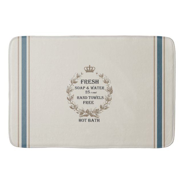 French II Bath Mat (Front)