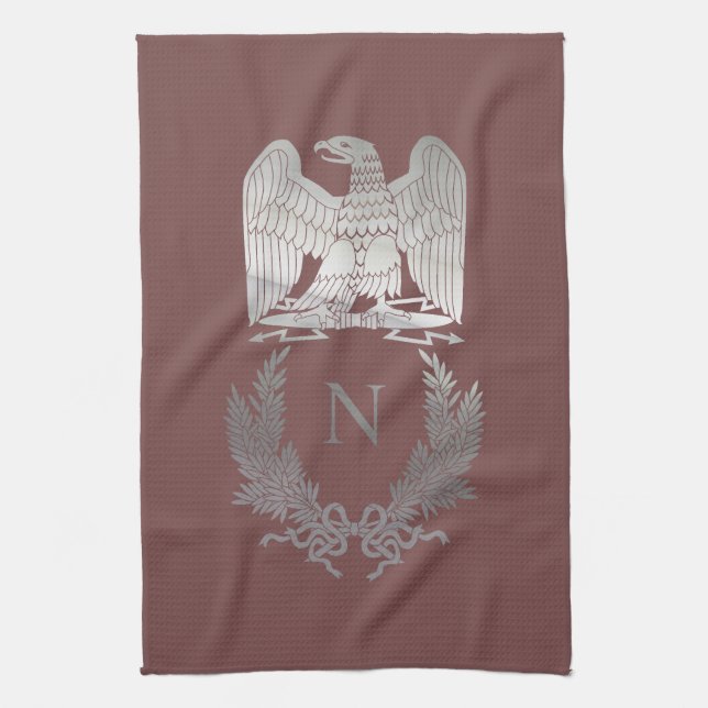 French Imperial Eagle Tea Towel (Vertical)