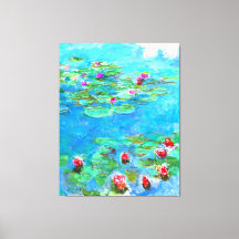 French Impressionist Claude Monet Water Lilies
