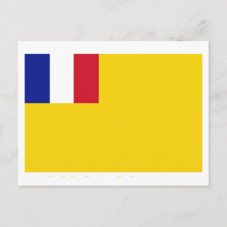 French Indochina Flag (1887-1954) Postcard