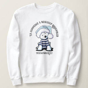 French KiniArt Westie Christmas Sweatshirt