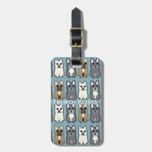 French Kisses, Frenchies Luggage Tag