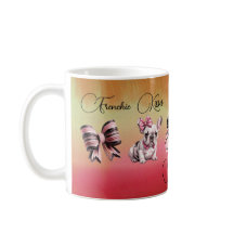 French Kisses Hallloween Bulldog Cat ghost quote