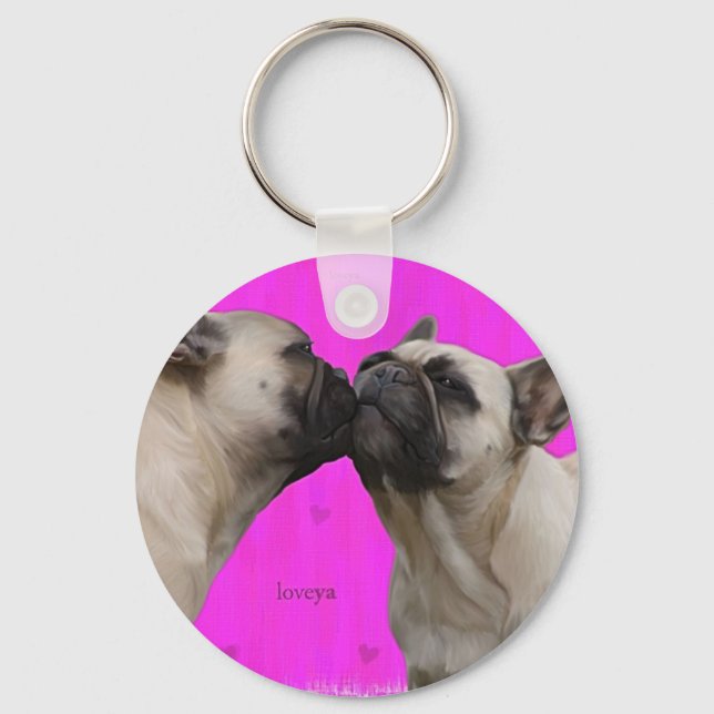 French Kisses Key Ring (Front)