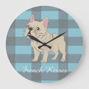 French Kisses Large Clock