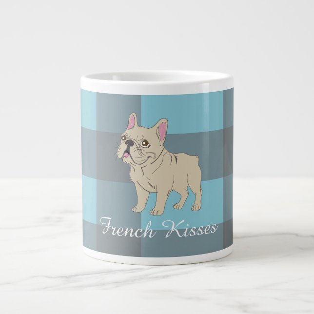 French Kisses Large Coffee Mug (Front)