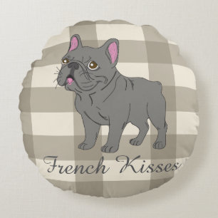 French Kisses Round Cushion