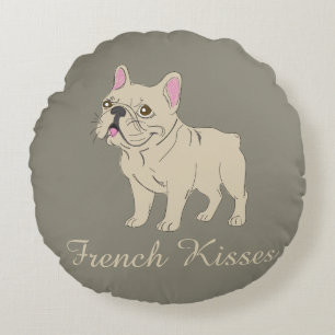 French Kisses Round Cushion