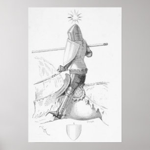 French Knight Poster