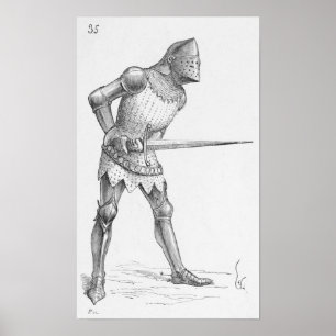 French Knight Poster