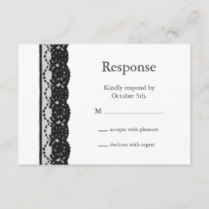 French Lace RSVP (white)