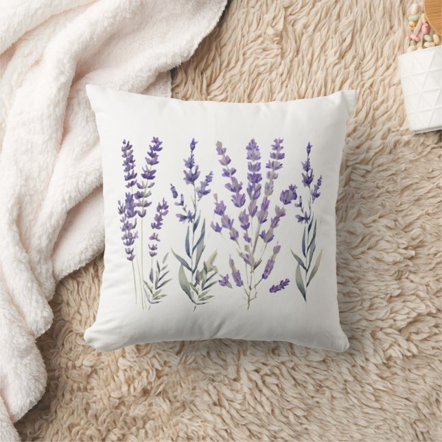 French Lavender Design Cushion (Blanket)