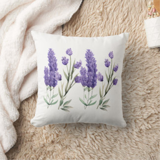 French Lavender Pattern Cushion