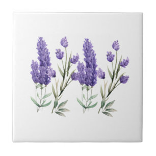 French Lavender Pattern Tile