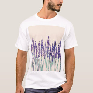 French Lavender: Watercolor Illustration T-Shirt
