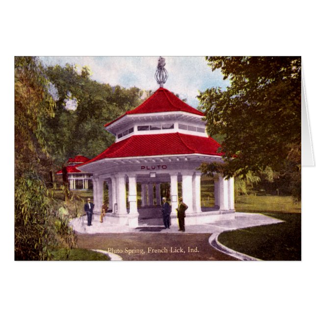 French Lick, Indiana Pluto Springs 1910 (Front Horizontal)