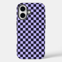French lilac checkerboard pattern